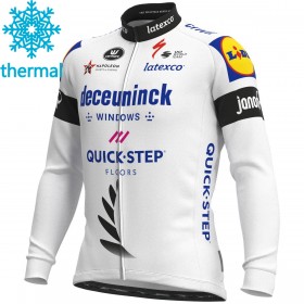 Radtrikot 2021 Deceuninck-Quick-Step Winter Thermal Fleece N006